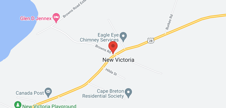 map of Highway 28 New Victoria Highway|NO Highway 28